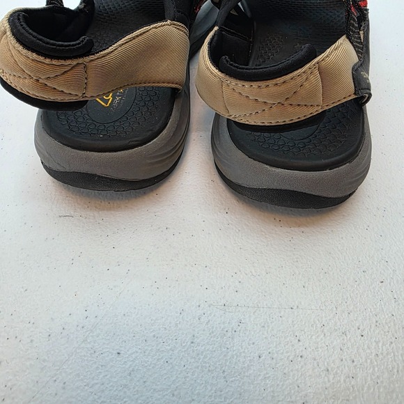 Ozark Trail Mens Hiking Sandals Black Tan Outdoor Strappy Athletic Size 10 - Picture 6 of 7